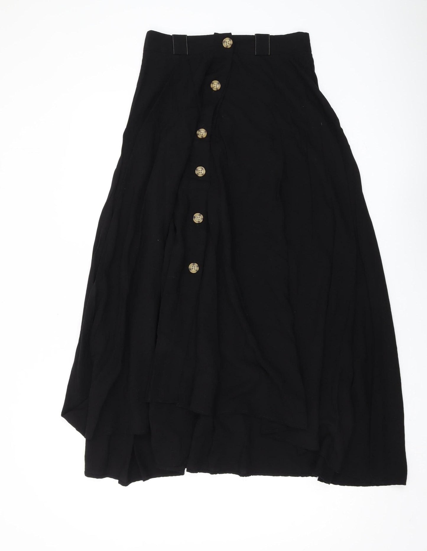 Zara Women's Black S Button Casual Skirt