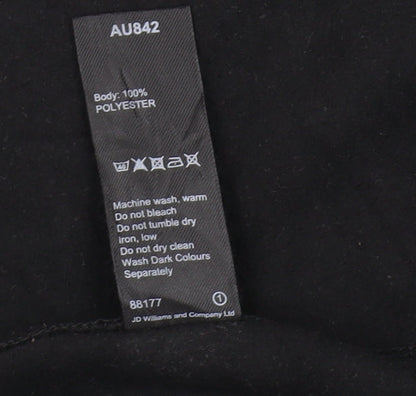 Snowdonia Women's Black Fleece Vest Size 12
