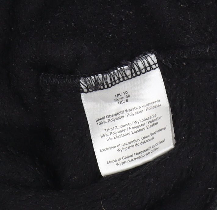 Mondetta Women's Black Hoodie, UK 10, Fleece
