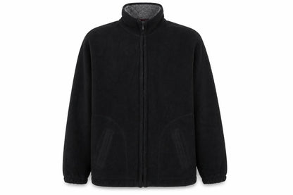 Mens UK Size L Maine New England Black Full Zip Sweatshirt
