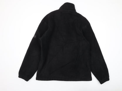 Mens UK Size L Maine New England Black Full Zip Sweatshirt