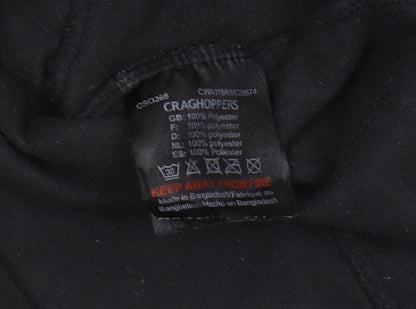 Craghoppers Unisex Black Pullover Sweatshirt, Size 10