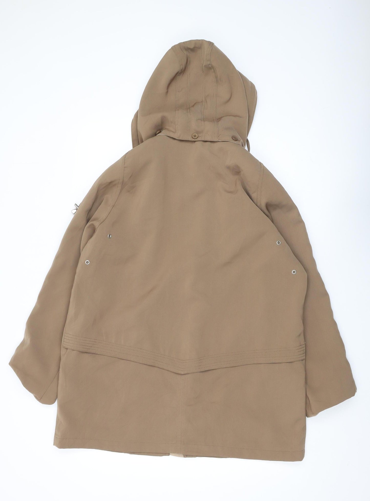 Womens UK Size 16 EWM Brown Parka Coat