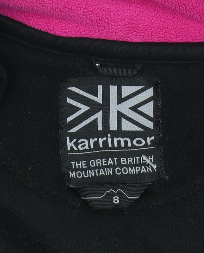 Karrimor Women's Black Full Zip Fleece Hoodie, Size 8