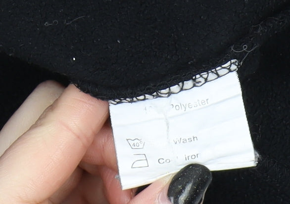 Karrimor Women's Black Full Zip Fleece Hoodie, Size 8