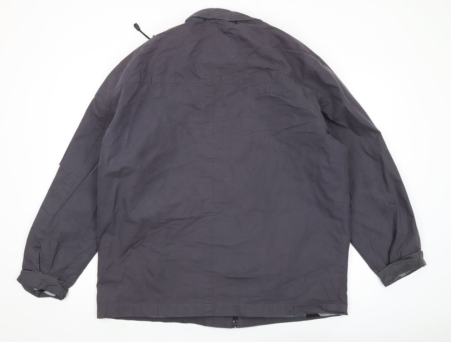 Mens UK Size L Etcetera Grey Windbreaker Coat