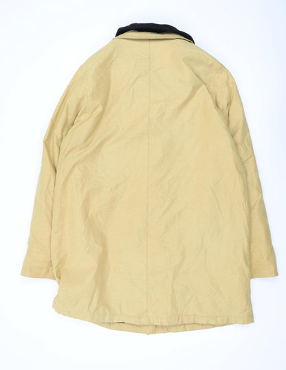 City Women's Beige Overcoat, Size 12, Casual, Button