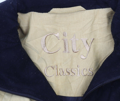 City Women's Beige Overcoat, Size 12, Casual, Button