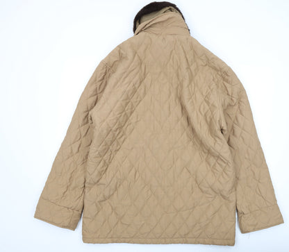 Drizzler Women’s Beige Quilted Jacket Size 14