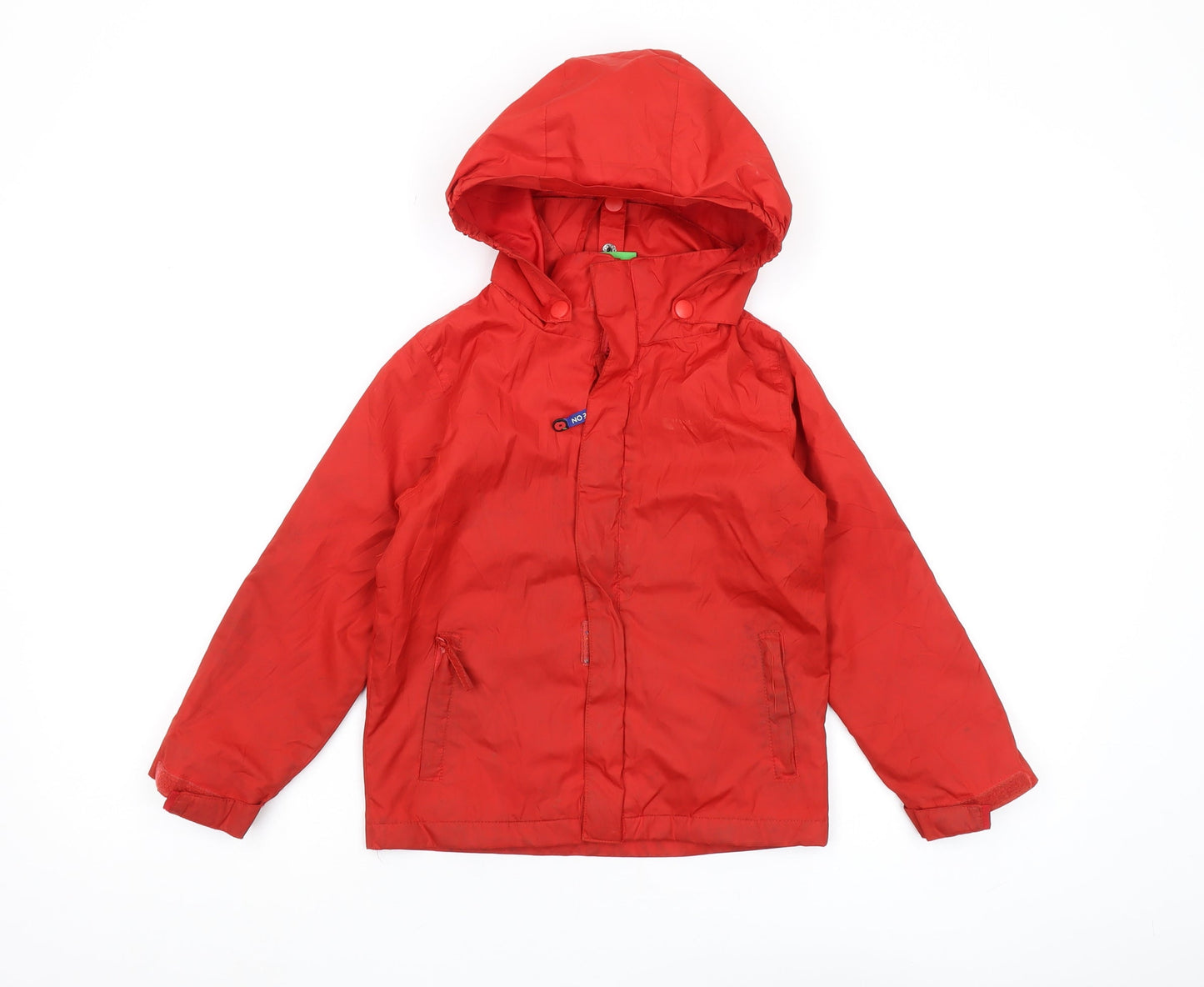 Mountain Warehouse Boys Red Hooded Rain Coat 5-6 Years