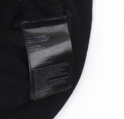 H&M Women's Black Full Zip Hoodie Size 12