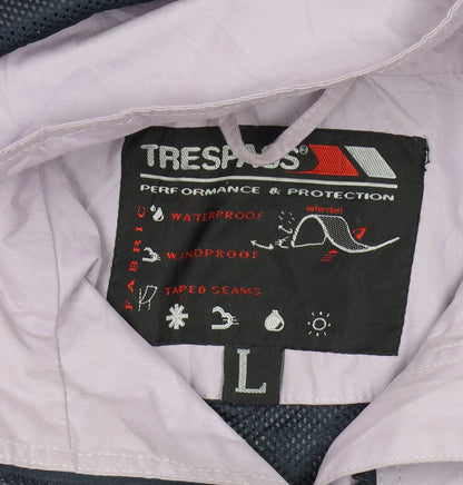 Womens UK Size L Trespass Purple Parka Coat