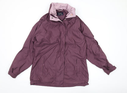 Womens UK Size 12 Peter Storm Purple Rain Coat