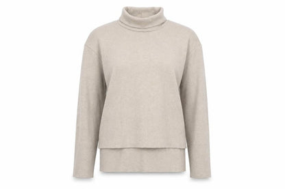 Womens UK Size 4 Zara Beige Pullover Jumper