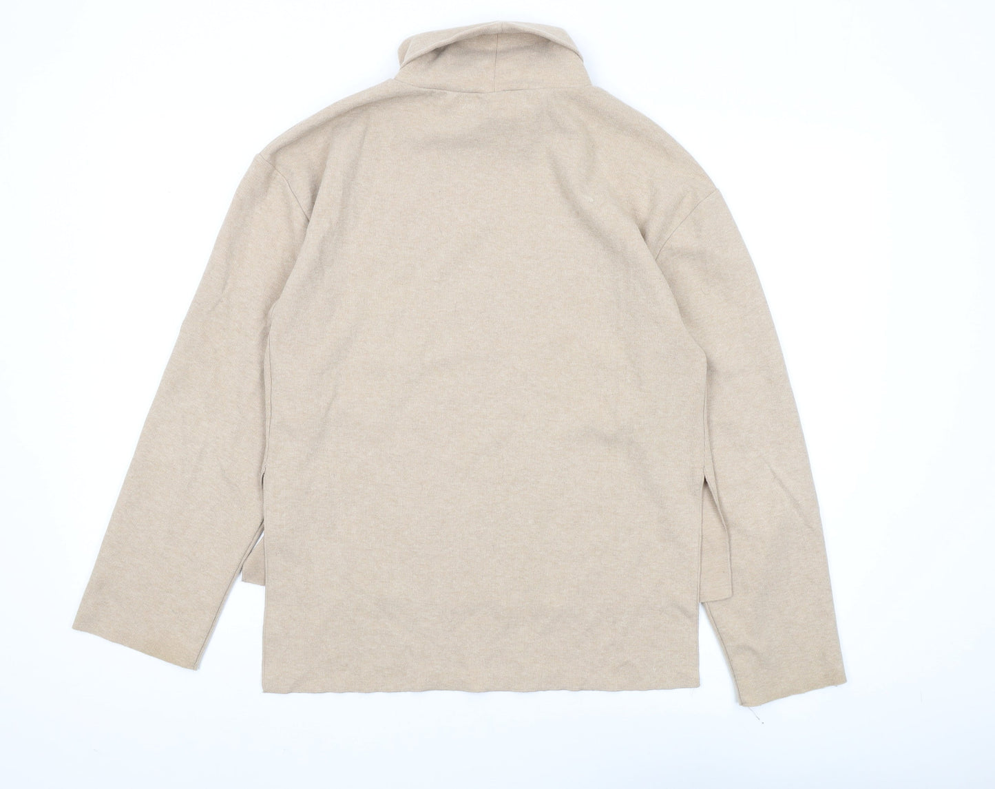 Womens UK Size 4 Zara Beige Pullover Jumper