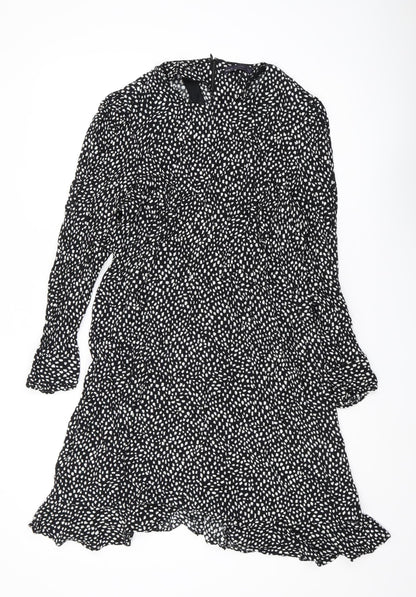 Marks and Spencer Women's Black Long Dress, Size 16