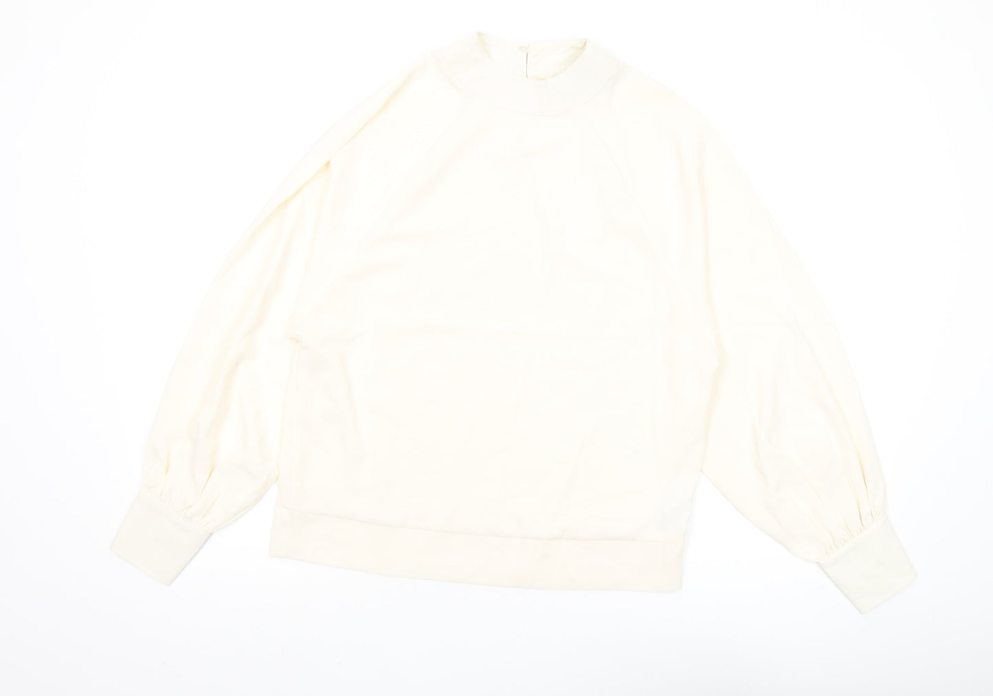 French Connection Women's Ivory Blouse - Size 8