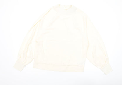 French Connection Women's Ivory Blouse - Size 8