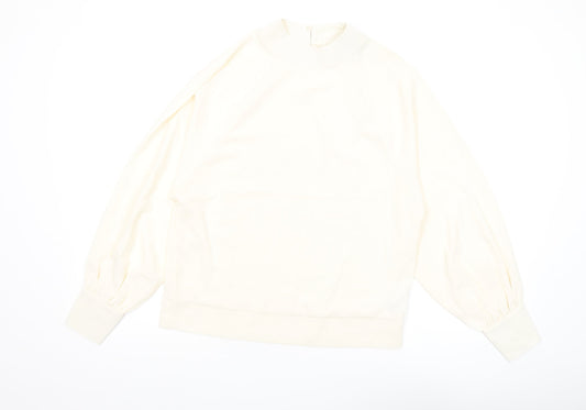 French Connection Women's Ivory Blouse - Size 8