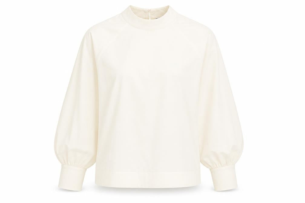 Womens UK Size 8 French Connection Ivory Basic Blouse