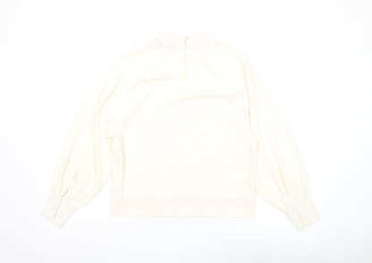 French Connection Women's Ivory Blouse - Size 8