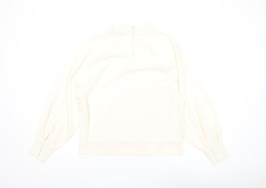French Connection Women's Ivory Blouse - Size 8