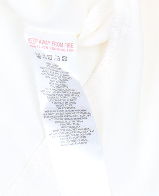 French Connection Women's Ivory Blouse - Size 8