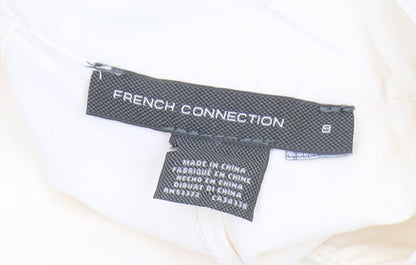 French Connection Women's Ivory Blouse - Size 8