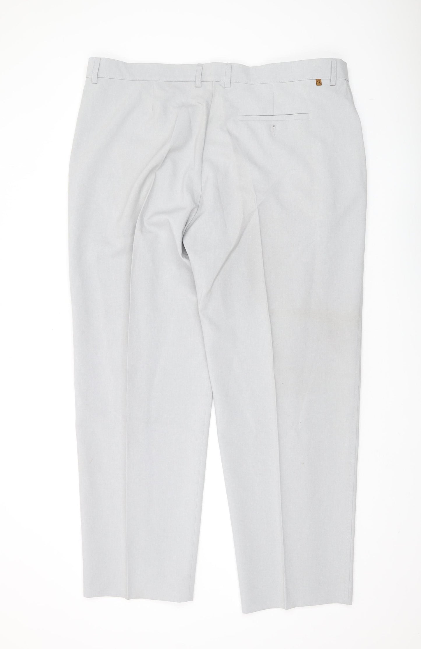 Farah Men's Grey Dress Pants - Size 44, Formal Trousers