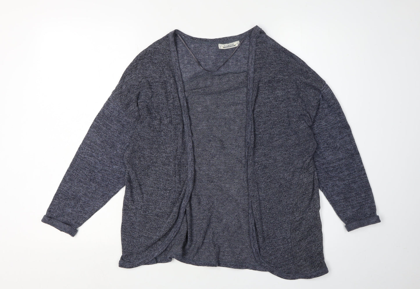 Womens UK Size 12 Pull&Bear Blue Cardigan Jumper