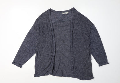 Womens UK Size 12 Pull&Bear Blue Cardigan Jumper