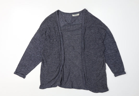 Womens UK Size 12 Pull&Bear Blue Cardigan Jumper