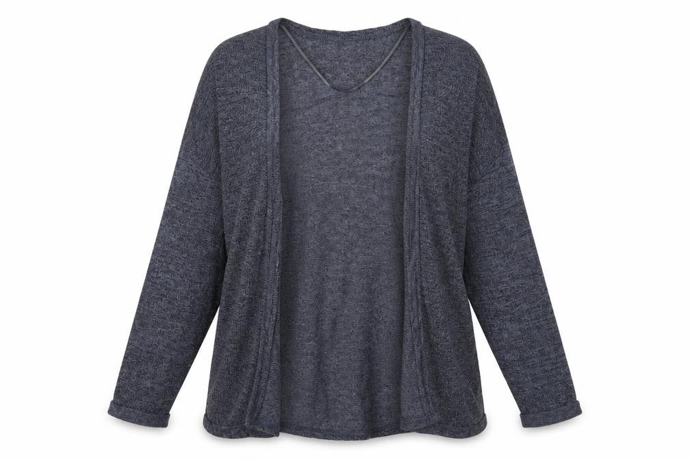 Womens UK Size 12 Pull&Bear Blue Cardigan Jumper