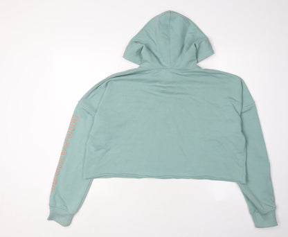 Missguided Women's Green Pullover Hoodie UK 6