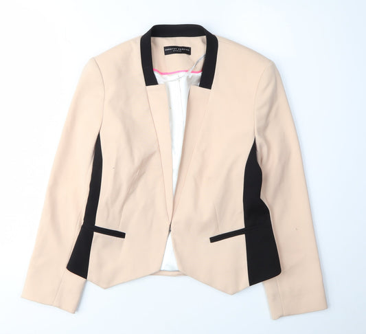 Dorothy Perkins Women's Beige Black Blazer Size 10