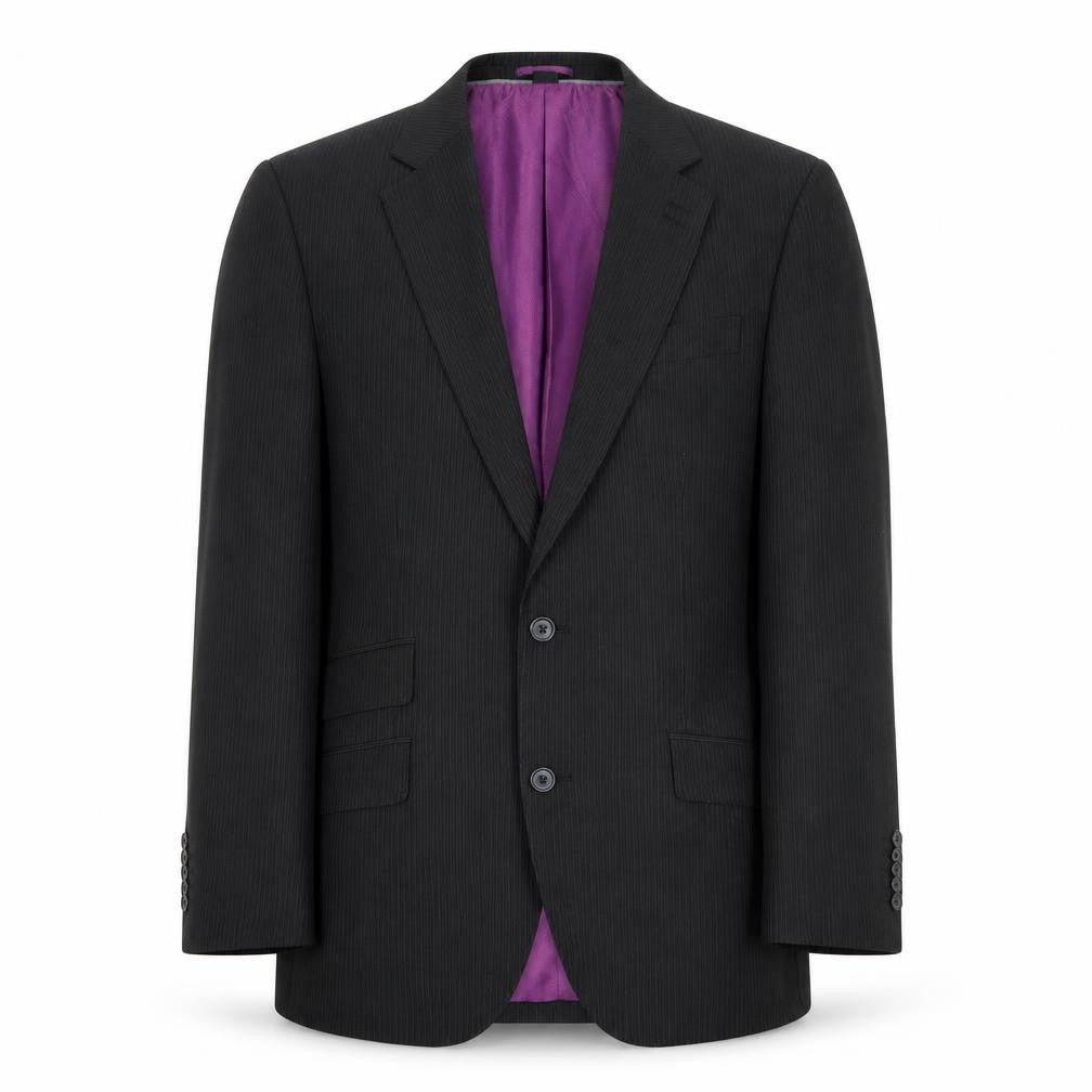Mens UK Size 38 Jacamo Regular Black Suit Jacket