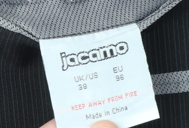 Mens UK Size 38 Jacamo Regular Black Suit Jacket