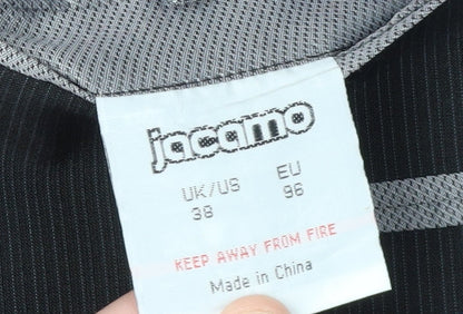 Mens UK Size 38 Jacamo Regular Black Suit Jacket