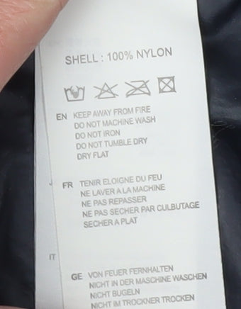 883 Police Men's Red Hooded Windbreaker Jacket, Size 10