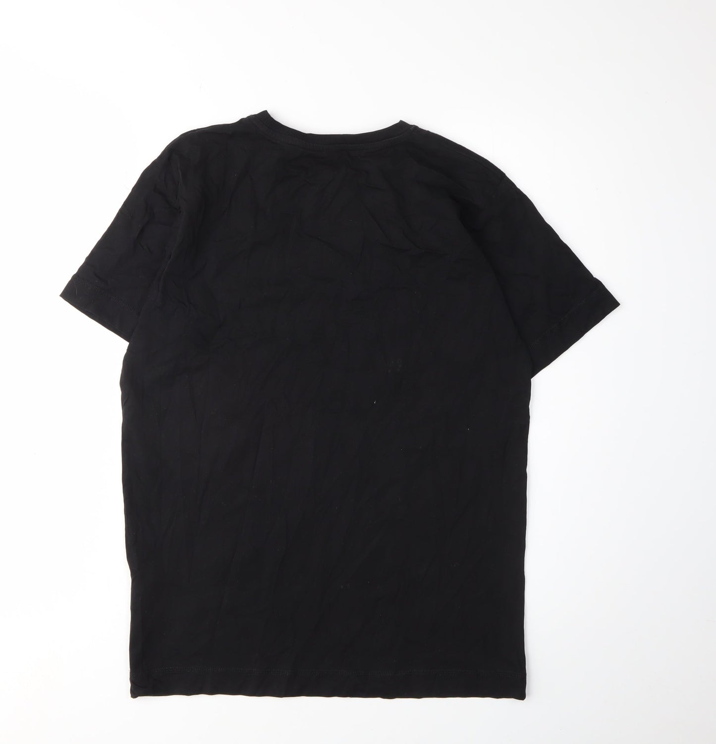 Hashtagz Men's Black Graphic Print T-Shirt S