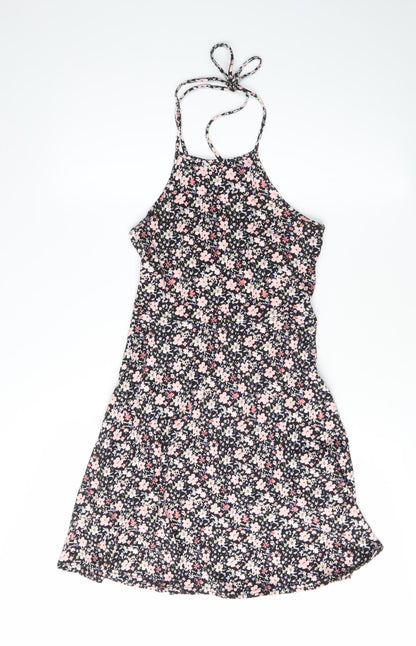 New Look Women's Multicoloured Floral A-Line Dress
