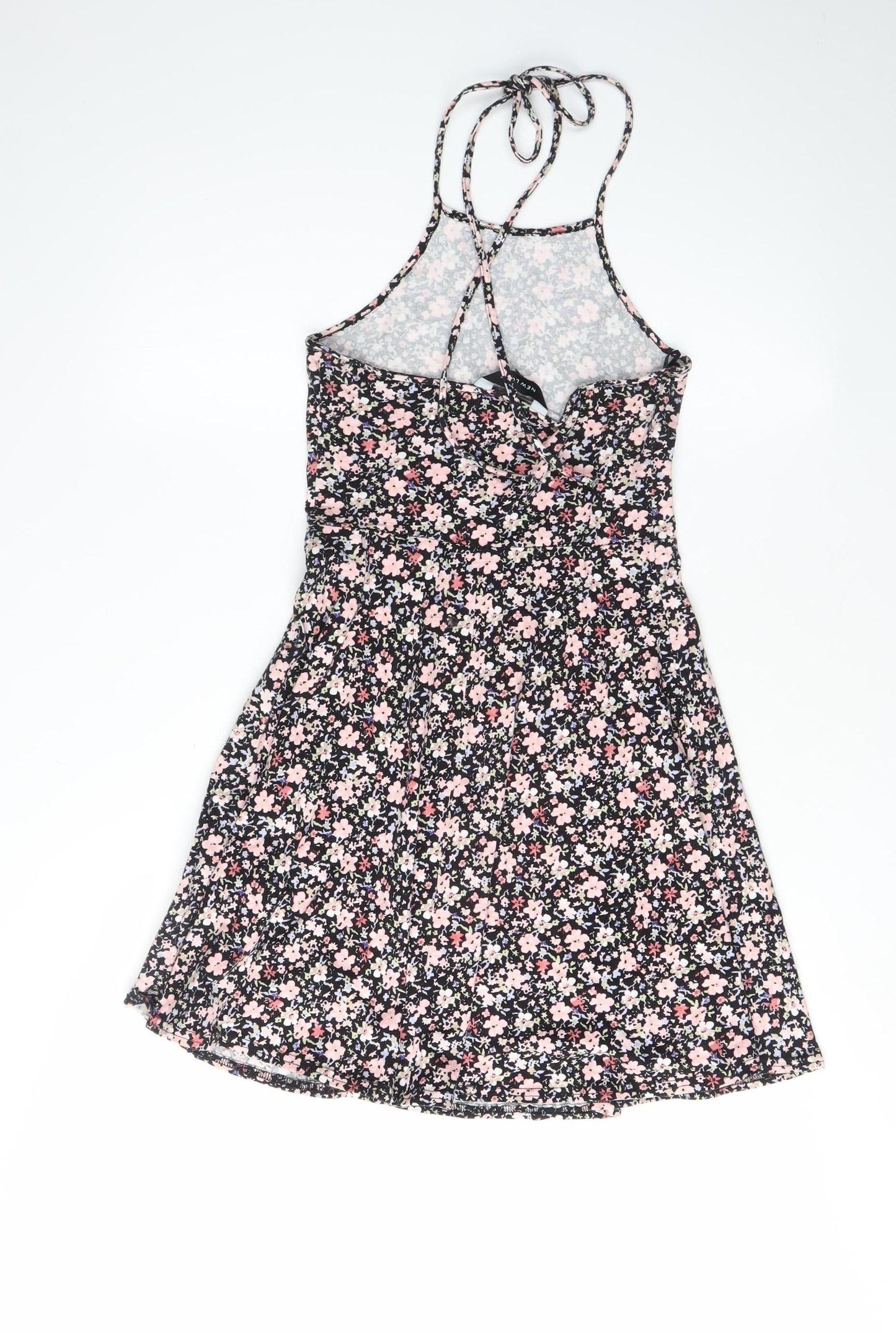 New Look Women's Multicoloured Floral A-Line Dress