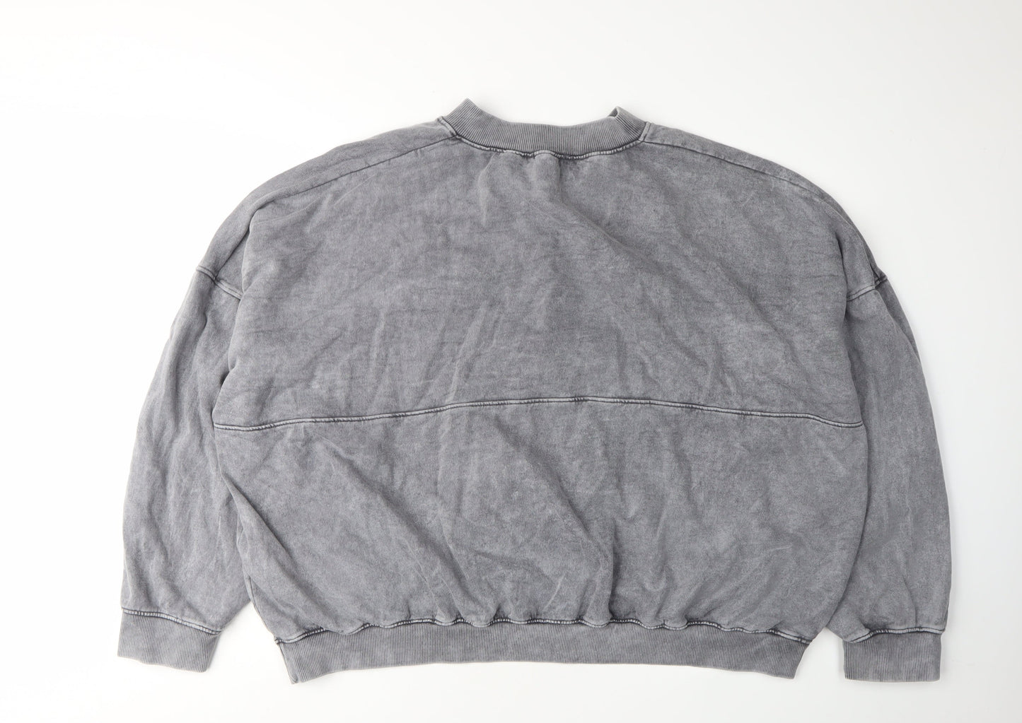 Boohoo Women’s Grey XL Cotton Basic Jacket