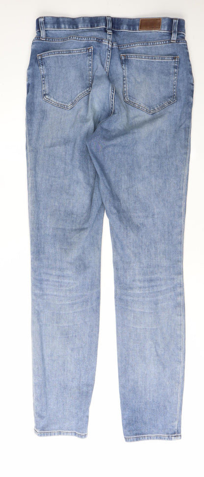 Lands' End Women's Blue Straight Jeans Size 14