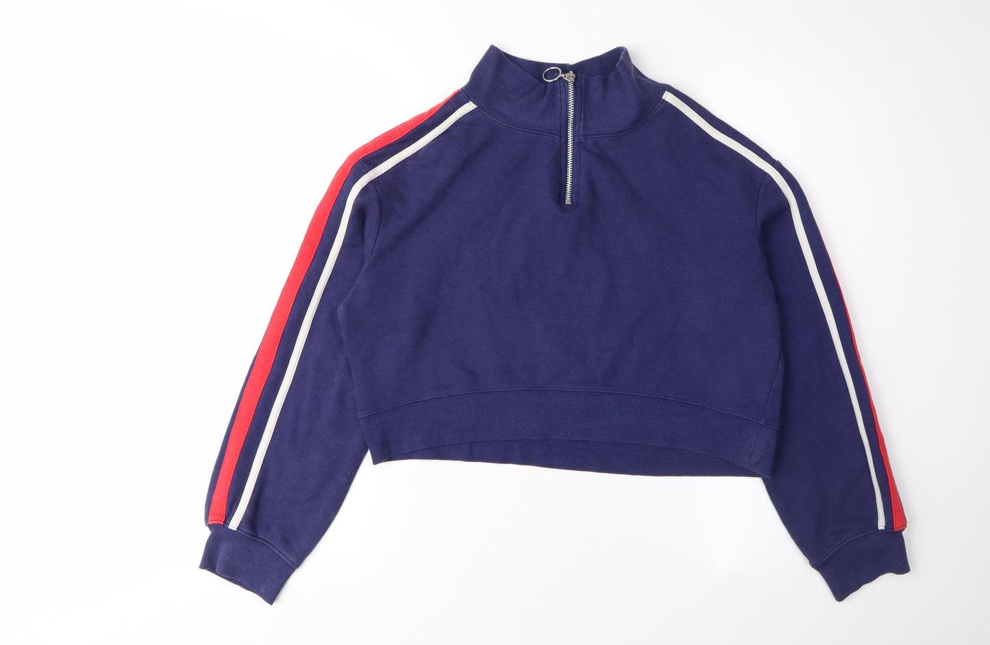 Womens UK Size XS H&M Blue Pullover Sweatshirt