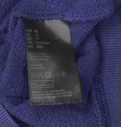 Womens UK Size XS H&M Blue Pullover Sweatshirt