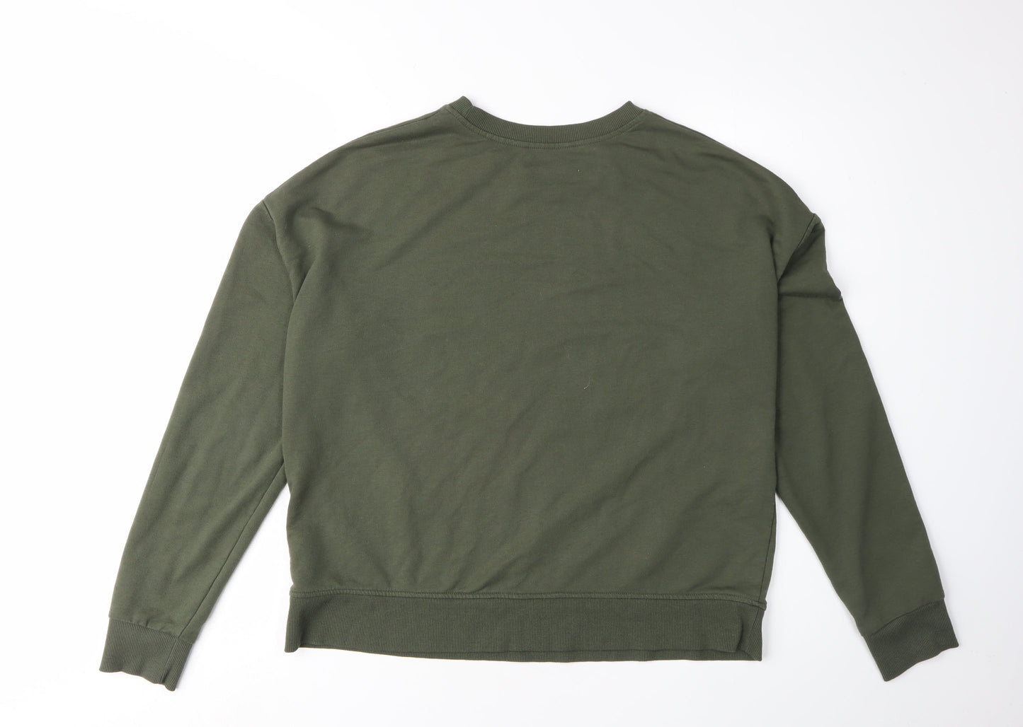 New Look Women's Green Graphic Print Sweatshirt Size 14
