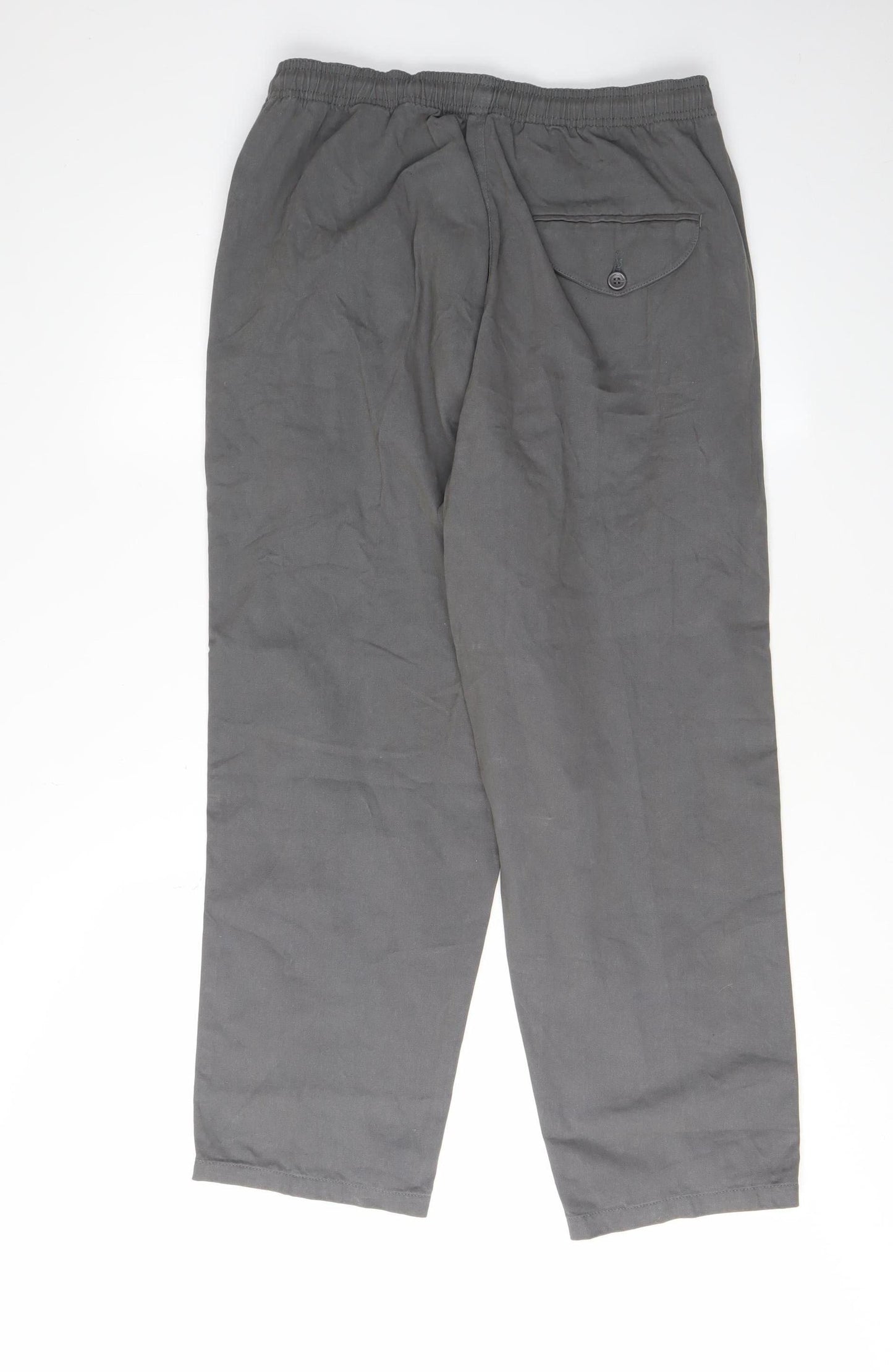 Pegasus Men's Grey Cotton Trousers Size 32 Waist