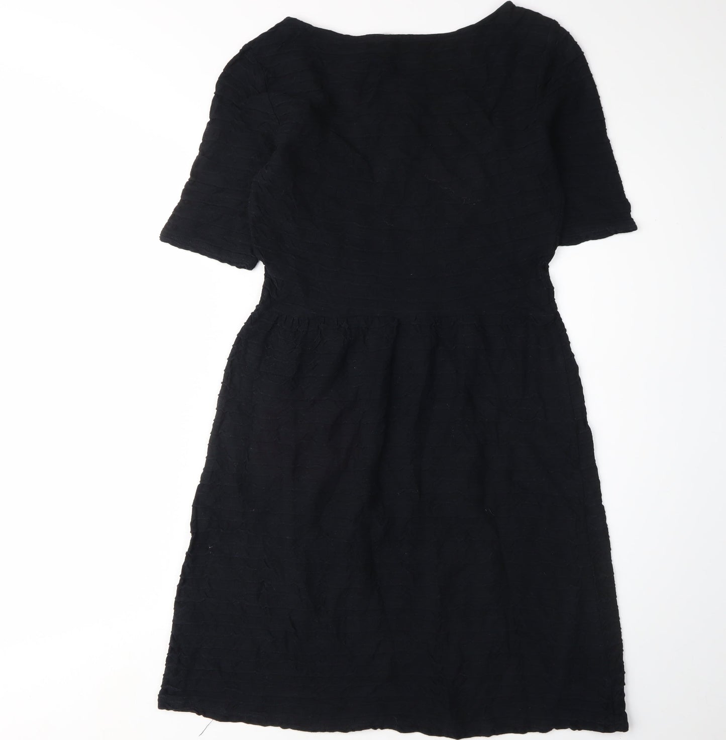 Dorothy Perkins Women's Black Knee-Length Fit & Flare Dress
