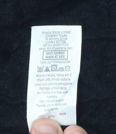 Dorothy Perkins Women's Black Knee-Length Fit & Flare Dress